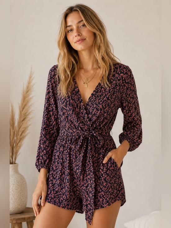 Free People Dresses & Skirts - FREE PEOPLE Clara Floral Mini Tunic Dress Large L